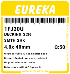 1FJ30 - Decking Screw -1FJ30_Label_T